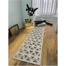 Eha Lazer Desenli Lazer Kesim Runner (Özel Ölçüler)