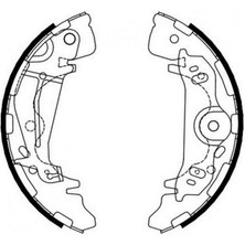 Arka Pabuç Balata Hyundai H1-Starex 2.4-2.5td 97-04 H1 2.5crdi 06-11 295X54 GS8774 18051