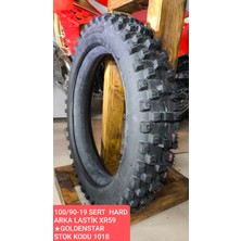 Golden Star 100/90-19 Sert  Hard Arka Lastik XR59. Stok Kodu 1018