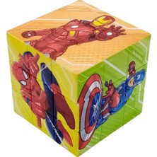 Dünyadan Hediyeler Sihirli Küp Yapboz Süper Kahramanlı Magic Cube 5.5 x 5.5cm No.4