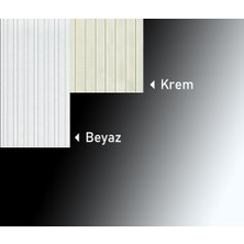 Binbir Perde Binbirperde Beyaz Pileli Dilimli Zebra Perde