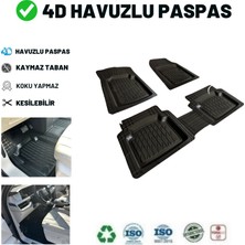 Ergül Peugeot 206 Hb 1999 Uyumlu 4d Havuzlu Üniversal Yeni Nesil Paspas Siyah Gold Seri