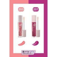 Pastel Dolgunlaştıran Dudak Parlatıcı Seti - Plump Up 203 + 207 + Togin Çanta Hediye