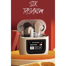 Torima V8 Gold OLED Ekranlı Anc/enc Destekli 5.3 Bluetooth Kulaklık