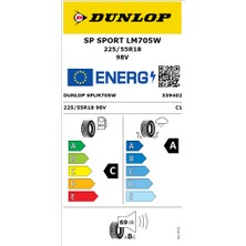 Dunlop 225/55 R18 98V Sp Sport Lm705 Suv Yaz Lastiği (Üretim Yılı: 2024)