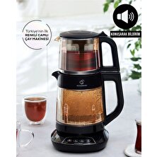 Karaca Çay, Mama Suyu ve Kettle 3 In 1 Konuşan Cam Çay Makinesi Aile Boyu Kapasite 1700W