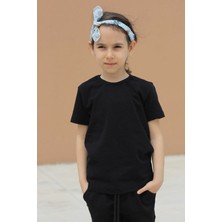 Çocukça Giy Çocukçagiy Düz Renk Basic Unisex Çocuk T-Shirt