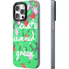 YoungKit iPhone 14 Pro Max Uyumlu Kılıf Magsafe Şarj Özellikli Youngkit Fruity Flavour Serisi Yeşil