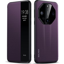 Sulada Huawei Mate 60 Rs Ultimate Için Sulada Akıllı Pencere Pu Kılıf (Yurt Dışından)