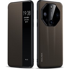 Sulada Huawei Mate 60 Rs Ultimate Için Sulada Akıllı Pencere Pu Kılıf (Yurt Dışından)