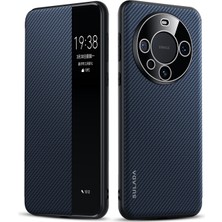 Sulada Huawei Mate 60 Pro Için Sulada Akıllı Pencere Pu Kılıf (Yurt Dışından)