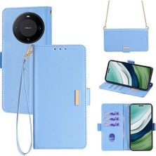 ZSZH Huawei Mate 60 Pro+ / 60 Pro Için Crossbody Deri Kılıf (Yurt Dışından)