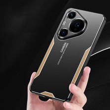 ZSZH Huawei Pura 70 Pro Için Tpu Hibrit Metal Telefon Kılıfı (Yurt Dışından)