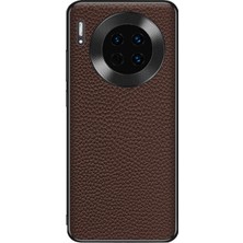 ZSZH Huawei Mate 30 Için Litchi Dokulu Deri Kılıf (Yurt Dışından)