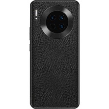 ZSZH Huawei Mate 30 Için Çapraz Doku Pu Telefon Kılıfı (Yurt Dışından)