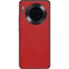 ZSZH Huawei Mate 30 Için Çapraz Doku Pu Telefon Kılıfı (Yurt Dışından)