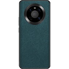 ZSZH Huawei Mate 40 Için Çapraz Doku Pu Telefon Kılıfı (Yurt Dışından)