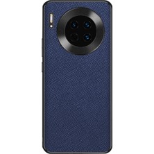 ZSZH Huawei Mate 30 Için Çapraz Doku Pu Telefon Kılıfı (Yurt Dışından)