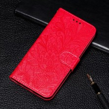 ZSZH Huawei Nova 12 Pro Için Dantel Çiçek Pu Telefon Kılıfı (Yurt Dışından)