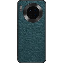 ZSZH Huawei Mate 30 Için Çapraz Doku Pu Telefon Kılıfı (Yurt Dışından)