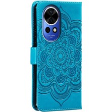 ZSZH Huawei Nova 12 Için Mandala Pu Kılıf (Yurt Dışından)