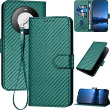 ZSZH Huawei Mate 60 Pro Için Karbon Fiber Pu Kılıf (Yurt Dışından)