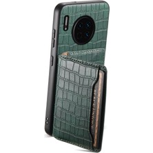 ZSZH Huawei Mate 30 Için Timsah Dokulu Pu Kılıf (Yurt Dışından)