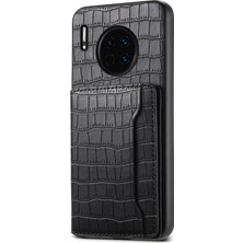 ZSZH Huawei Mate 30 Için Timsah Dokulu Pu Kılıf (Yurt Dışından)