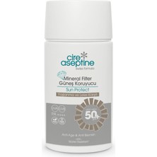 Cire Aseptine Mineral Filtreli Güneş Kremi Yaşlanma ve Leke 50 Spf 50 ml