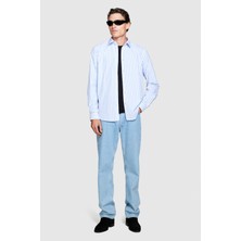 Sisley %100 Koton Slim Fit Gömlek Erkek Renkli Gömlek - 323A5B8SSQ02F