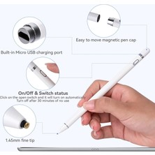 Fogy Stylus Kapasitif Dokunmatik Kalem Tüm Cihazlar Telefon ile Uyumlu Çizim Tasarım Tablet Kalemi