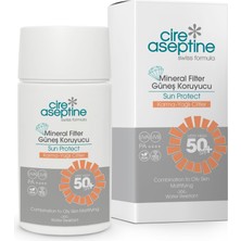 Cire Aseptine Mineral Filtreli Güneş Kremi Karma ve Yağlı Ciltler  50 Spf 50 ml