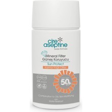 Cire Aseptine Mineral Filtreli Güneş Kremi Karma ve Yağlı Ciltler  50 Spf 50 ml