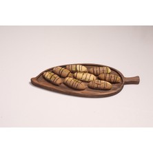Rabo Craft Masif Ahşap Çerezlik - Kahvaltı - Kahve - Meyve Sunum Tabağı