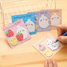 Hongliang Shop Mor Tarzı 1 Parça Lytwtw'nin Sticker Molang Yapışkan Notlar Sevimli Kawaii Karikatür Yapışkan Not Defteri Memo Pad Ofis Malzemesi Okul Kırtasiye (Yurt Dışından)