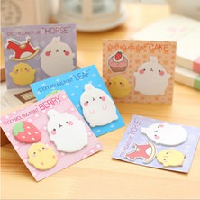 Hongliang Shop Mor Tarzı 1 Parça Lytwtw'nin Sticker Molang Yapışkan Notlar Sevimli Kawaii Karikatür Yapışkan Not Defteri Memo Pad Ofis Malzemesi Okul Kırtasiye (Yurt Dışından)