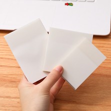 Hongliang Shop 8 Bej Tarzı 50 Sayfalı Şeffaf Yapışkan Notlar Öğrenci Su Geçirmez Mesaj Memo Pad Yaratıcı Kırtasiye Ofis Okul Malzemeleri Renkli Defter (Yurt Dışından)