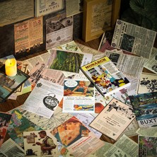 Hongliang Shop C Fuguhuahui Tarzı 60 Yapraklı Memo Blokları Yapışkan Notlar Zamanda Yolculuk Retro Kağıt Günlüğü Scrapbooking Etiketler Junk Journal Okul Kırtasiye Defteri (Yurt Dışından)