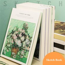 Hongliang Shop C Xinghua Stili 20.5CMX14CM Krem Rengi Kağıt Defter Öğrenci Sanat Boyama Çizim Suluboya Defter Grafiti Sketchbook Okul Kırtasiye (Yurt Dışından)