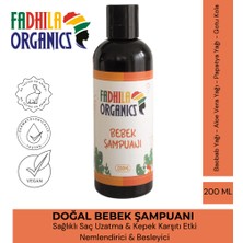 Fadhila Organics Doğal Bebek Saç ve Vücut Şampuanı - Bitki Bazlı Içeriği