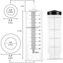 Huoxun Shop A 250ML Tarzı Büyük Kapasiteli Şırınga Yeniden Kullanılabilir Pompa Ölçüm 1m Hortum ile Mürekkep Köpek Aksesuarları Malzemeleri Köpek Yavaşlama (Yurt Dışından)