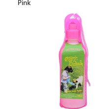 Huoxun Shop A Pembe Stil 250ML Yaratıcı Pet Köpek Su Şişesi Plastik Taşınabilir Su Şişesi Evcil Hayvanlar Için Açık Seyahat Içme Su Kabı (Yurt Dışından)