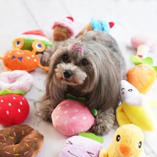 Huoxun Shop A Tavuk Budu Stili Köpek Oyuncakları Köpek Peluş Squeaky Evcil Kedi Yavru Çiğneme Squeaker Ördek Ses Bebek Oyuncak Yavru Eğitimi Evcil Hayvan Malzemeleri Köpek Aksesuarları (Yurt Dışından)