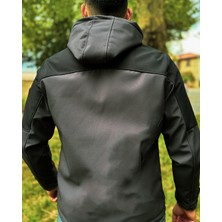 Vs Tactic Siyah Gri Softshell Ceket