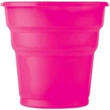Hayaller Dükkanı Bardak Polipropilen 200 cc Fuşya Pk:25