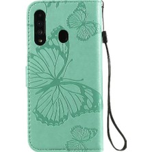 Colorful Shop Kart Yuvası Standı ile Samsung Galaxy A60 Için Kılıf Pu Deri Flip Kickstand (Yurt Dışından)