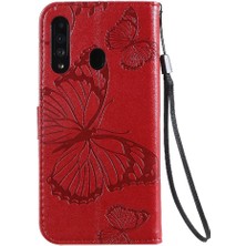 Colorful Shop Kart Yuvası Standı ile Samsung Galaxy A60 Için Kılıf Pu Deri Flip Kickstand (Yurt Dışından)