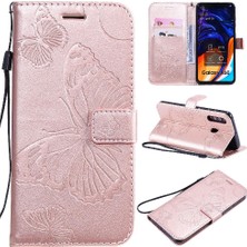 Colorful Shop Kart Yuvası Standı ile Samsung Galaxy A60 Için Kılıf Pu Deri Flip Kickstand (Yurt Dışından)