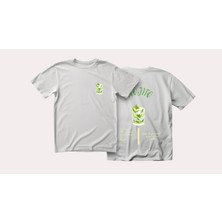 Helios Haute Mojito Tasarım Relaxed Fit Kadın Ön-Arka Baskılı Tişört
