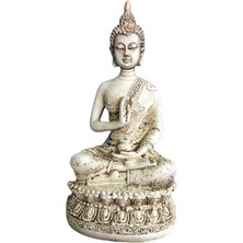 Modern123 Meditasyon Tayland Gautama Buda Oturmuş Heykeli Heykel Reçine El Sanatları Ev Dekor (Yurt Dışından)